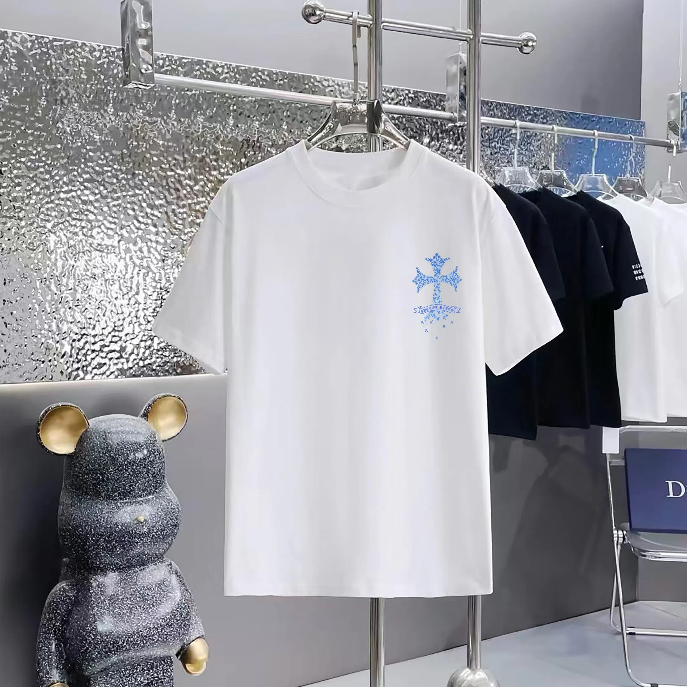 80 Chrome Hearts T 1:1 1×1 Same Style logo OS ：Black，White， ，Red， Gray Size：XS-L